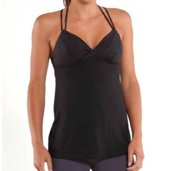 Lululemon Integrity Hot Tank Size 6 Black Yoga Gym Pilates - Picture 1 of 11